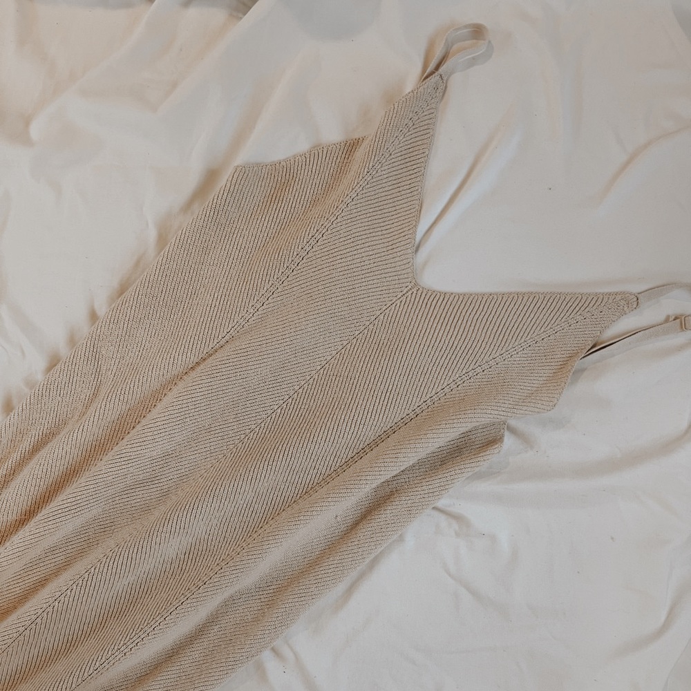 Tan maxi dress